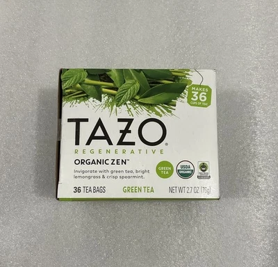 TAZO Regenerative Organic Zen Green Tea 36 Count - Image 1 of 3
