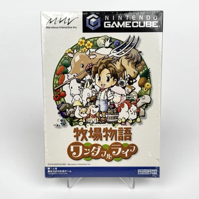 Harvest Moon: A Wonderful Life Display Retail Box Nintendo GameCube JP Sealed - Image 1 of 4
