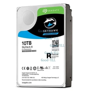 Seagate Skyhawk AI ST10000VE001 Internal Hard Drive 7200 RPM 10TB 256MB SATA3.0 - Picture 1 of 2
