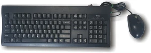 Sturdy Keyboard Mouse Combo-USB-PS/2Excellent Pre-Owned-Help Save Your USB Ports - Picture 1 of 3