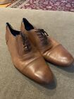 Ted Baker London Mens Size 10.5 Wingtip Oxford Dress Shoes Brown Leather (Cc)