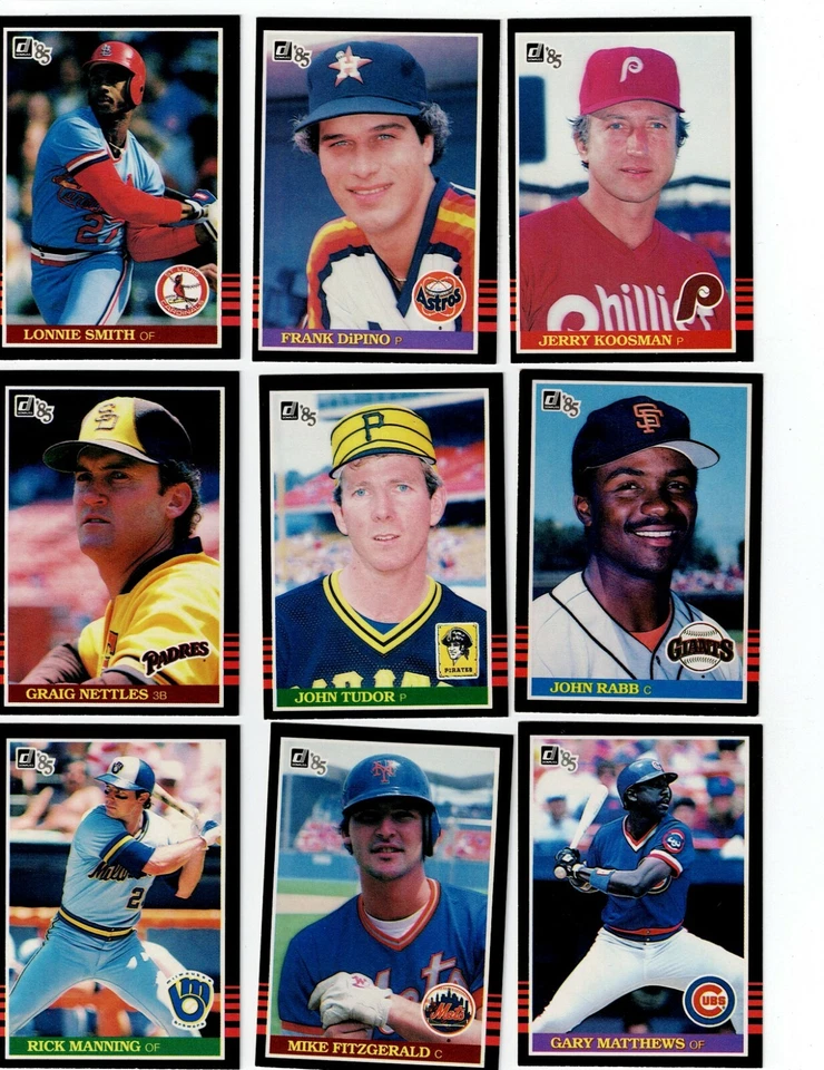 1985 DONRUSS BASEBALL COMPLETE YOUR SET U PICK 1-250 - Image 1 of 1