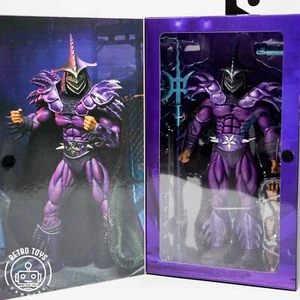NECA SUPER SHREDDER Teenage Mutant Ninja Turtles TMNT Purple Euro Anniversary