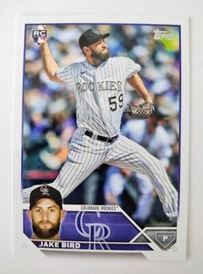 2023 Topps Update Series Baseball Jake Bird Base RC #US162 Colorado Rockies