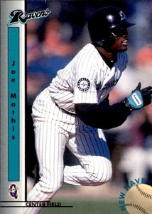 1999 New Haven Ravens BlueLine #14 Joe Mathis Johnston South Carolina SC Card