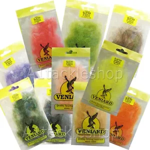 Veniard Fly Tying Glister Sparkle Dubbing Choose Colour for Trout & Salmon Flies - Picture 1 of 18