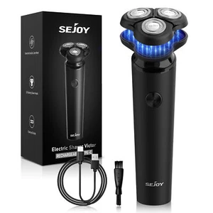 SEJOY Mens Electric Beard Shaver Trimmer Razor Rechargeable Hair Shaving Machine - Picture 1 of 18