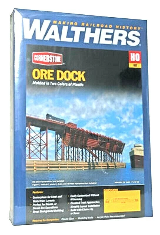 HO Scale Walthers Cornerstone 933-3065 Ore Dock Kit - Image 1 of 1