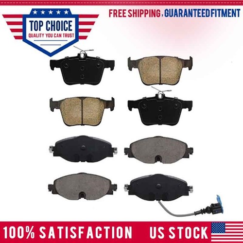Front and Rear Ceramic Brake Pads for Audi A3 Quattro Volkswagen EGolf