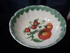 Vintage Ceramica Due Torri Italy Pottery 13" Fruit Bowl Garantito Per Alimenti