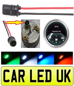 ✅ 2x Replacement Smiths Gauge Bulb Holders + 8 SMD LED Bulbs ✅ Classic Car Van - Picture 1 of 8