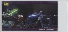 2009 Topps Star Wars: The Clone Wars Widevision Season 2 Preview Card #PV-1 d8k