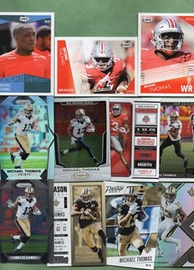 Michael Thomas (Ohio St & N. O. Saints) 21 lot w/Rookies, Inserts & Refractor