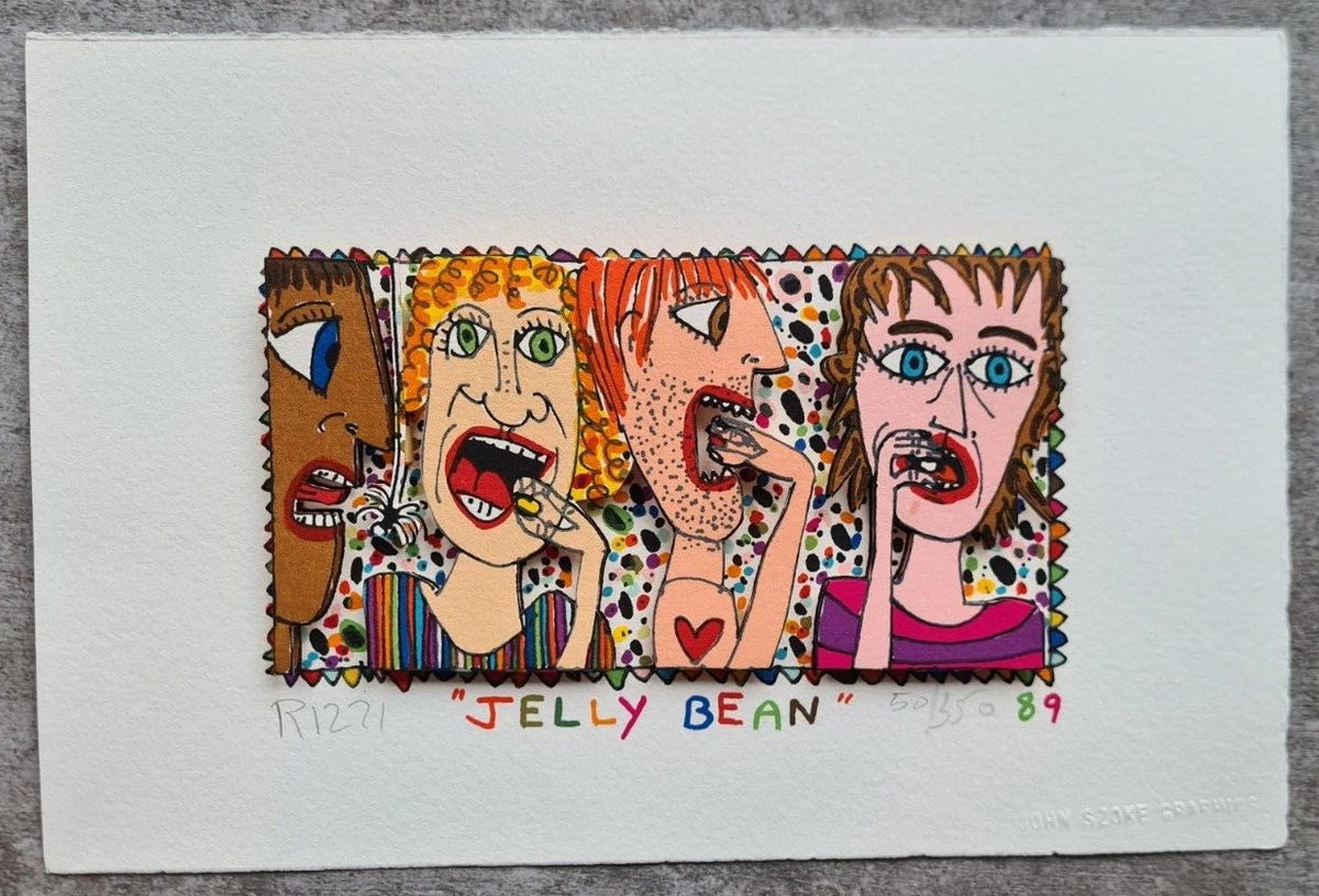 版画 JAMES RIZZI KISS-KISS-BANG-BANG 350/61 版画 JAMES RIZZI KISS