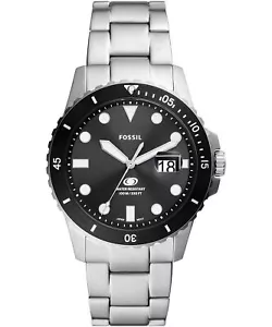 Reloj Hombre Fossil Everett Tres Manecillas Fecha Acero Inoxidable - Imagen 1 de 1