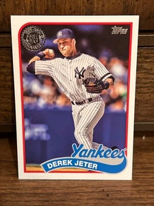 2024 Topps Series 2 - 1989 Topps Baseball #89B2-7 Derek Jeter - Picture 1 of 2