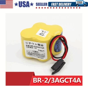 Lot BR-2/3AGCT4A Battery BR2/3AG BR2/3AGCT4A for FANUC A98L-0031-0025 with Plug. - Picture 1 of 19