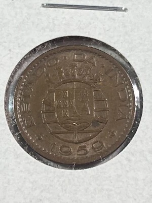 1959 India-Portuguese 10 Centavos - Image 1 of 4