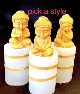 3D Silikon Baby Buddha Form Kerze Seife Harz einfache Freisetzung hausgemacht - Bild 1 von 9