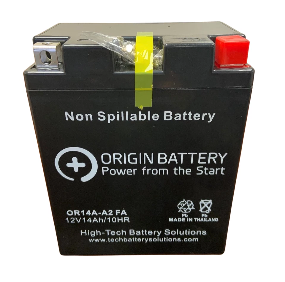 12V Kawasaki Ninja 500 Battery EX500 1987-2010 210CCA AGM Motorcycle Battery - Image 1 of 1