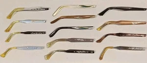 Vintage 1960s Aluminum Cat Eye Eyeglasses Parts Temples Arms Lot Of 13 - Picture 1 of 14