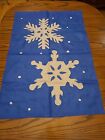 Snowflake flag from an auction 28 x 40