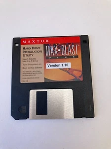 Utilidad de instalación de disco duro Maxtor Max Blast versión 1.10 disquete 3.5 - Imagen 1 de 2