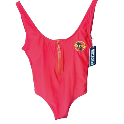 RSVLTS Traje de baño de una pieza Traje de baño Rojo para mujer Grande Nuevo Foto 1 de 4