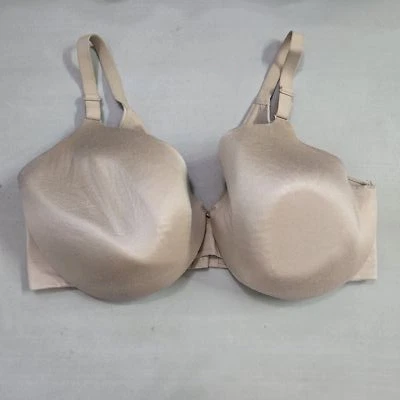 Sujetador Cacique para mujer 42F beige ligeramente forrado camiseta con aros correa ajustable Foto 1 de 4