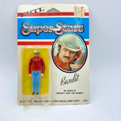 1982 年 ERTL Smokey and the BANDIT Burt Reynolds 卡上活动人偶 — 第 1/4 张图片