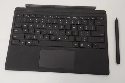 Microsoft Surface Pro Type Cover Keyboard  Black With Stylus Pen - Image 1 of 4