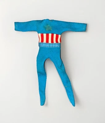 Vintage Marvel Captain America Original 1973 Mego 8” Action Figure Uniform Only - Image 1 of 2