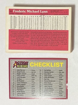 1983 年 Donruss Action All Stars 完整 60 张超大卡套装带 Reggie 错误 — 第 1/4 张图片