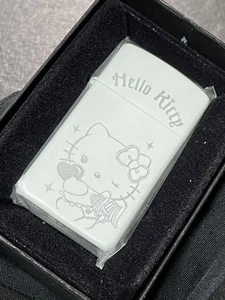 ZIPPO SlimOilLighterAnimeInspiredKittyAngelStyle Limited 2004 Rare Serial No JP - Picture 1 of 8