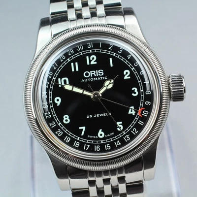 Vintage Near MINT ORIS Big Crown Pointer Date 7543 Men's Automatic Watch 40mm - Image 1 of 4