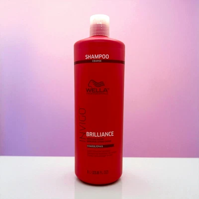 Wella Professionals Invigo Brilliance Color Protection Shampoo-Coarse Hair 1L - Image 1 of 3
