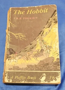 The Hobbit J.R.R. Tolkien 1st Edition by Puffin Books 1961. - Foto 1 di 11