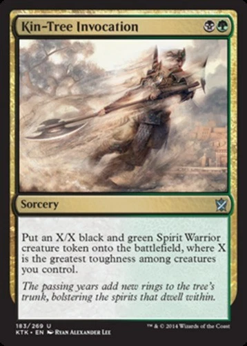 Kin-Tree Invocation - Khans of Tarkir #183/269 MTG Magic The Gathering - Image 1 of 1