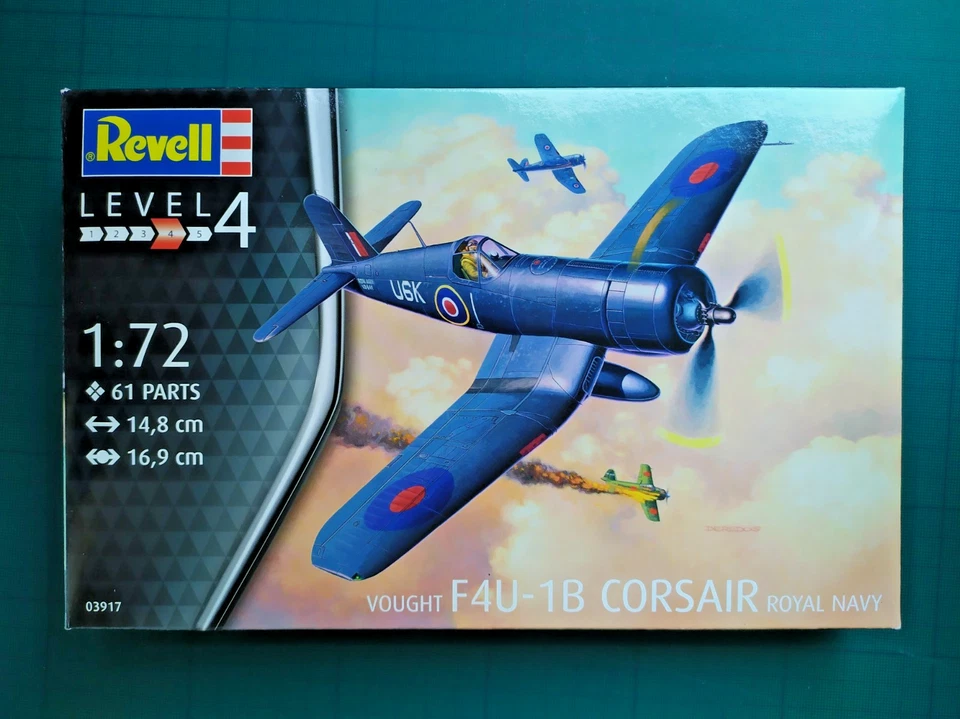 VOUGHT F4U-1B CORSAIR ROYAL NAVY -  REVELL 03917 - Kit scala 1/72 - Immagine 1 di 1