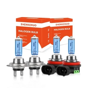 For Volvo XC90 2003-2013 2014 H7+H11 Headlight Halogen Bulbs Combo High Low Beam - Bild 1 von 30