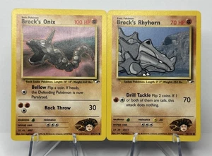 Pokemon TCG: Brock’s Onix 69/132 & Brock’s Rhyhorn 70/132  - Bild 1 von 2