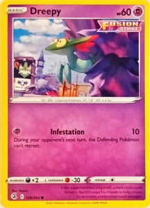 Dreepy Fusion Strike Pokémon TCG 128/264 Regular Common ࿊ - Picture 1 of 2