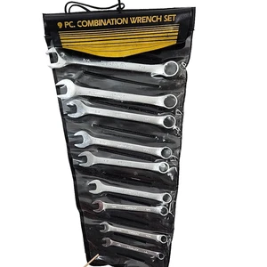 Vtg 1982 Stanley USA 9-Piece Combination Wrench Set 86-968 Workmaster Storage - Picture 1 of 11