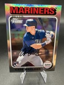 2024 Topps Heritage High Number Cade Marlowe RC /225 Silver Refractor 364 Chrome - Bild 1 von 3