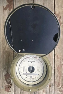 1982 US ARMY WALLACE & TIERNAN FA199041 METER SURVEY ALTIMETER Altitude - Picture 1 of 14