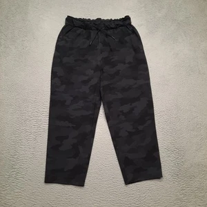 Lululemon Keep Moving Stretch High Rise Pants Jogger Size 8 Incognito Camo Black - Picture 1 of 9