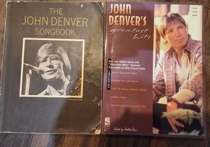 2 John Denver Songbooks Photos Piano Guitar Greatest Hits  1995 1971 Free Ship - Picture 1 of 7