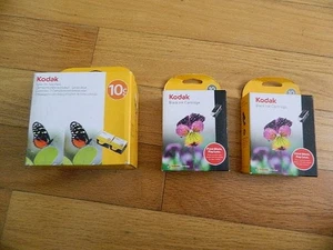 LOT 4 GENUINE Kodak 10B Black 10C Color Ink Cartridges 5000 7200 FACTORY SEALED - Picture 1 of 1