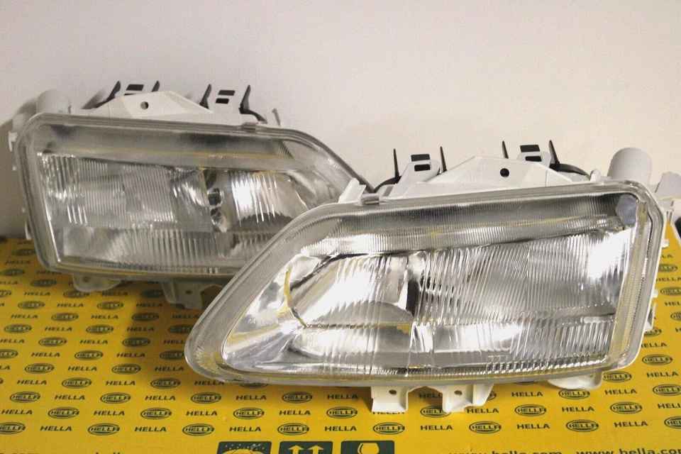 Scheinwerfer Satz Renault Espace III Laguna I  Links + Rechts  HELLA ORIGINAL - Bild 1 von 4