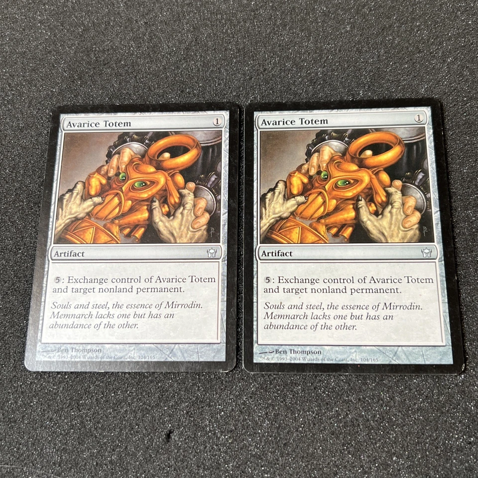 Avarice Totem Magic The Gathering Mtg Artifact Fifth Dawn Card 2 - Image 1 of 4